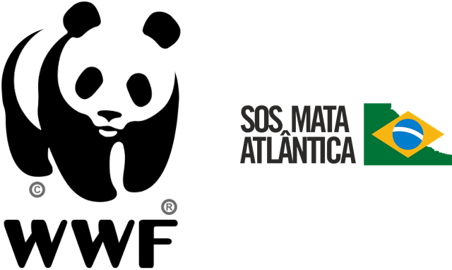 Logo da SOS Mata Atlântica e WWF-Brasil